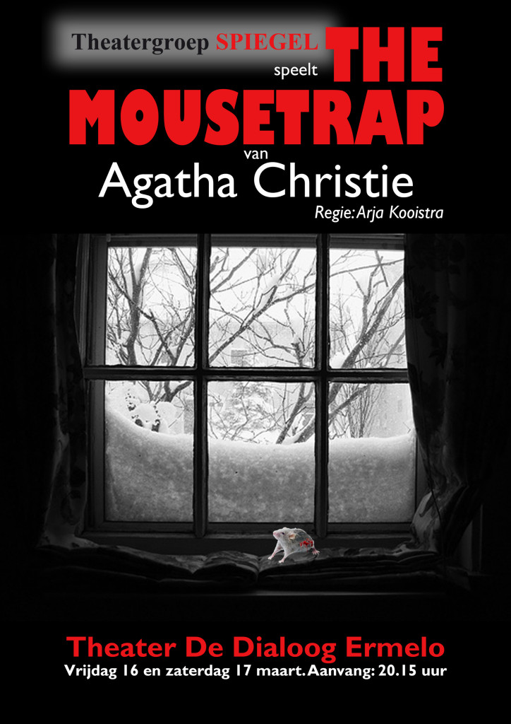 Poster The Mousetrap - www.theatergroepspiegel.nl
